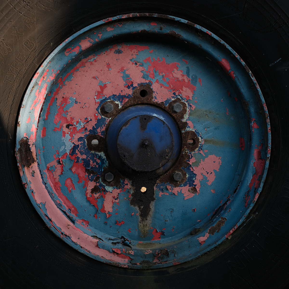 Pink and Blue Wheel image